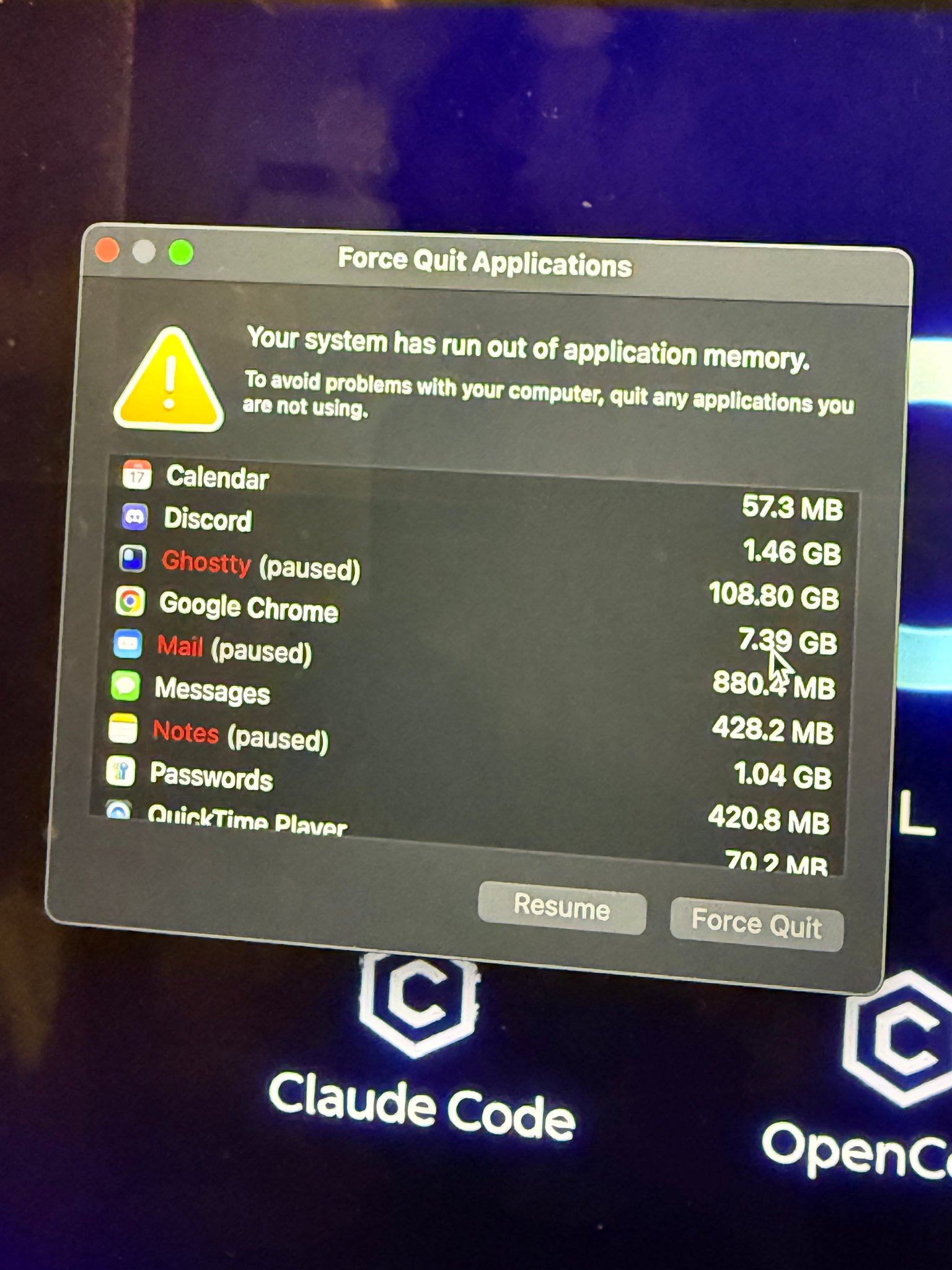 woke up to ts one day — guess what the culprit was