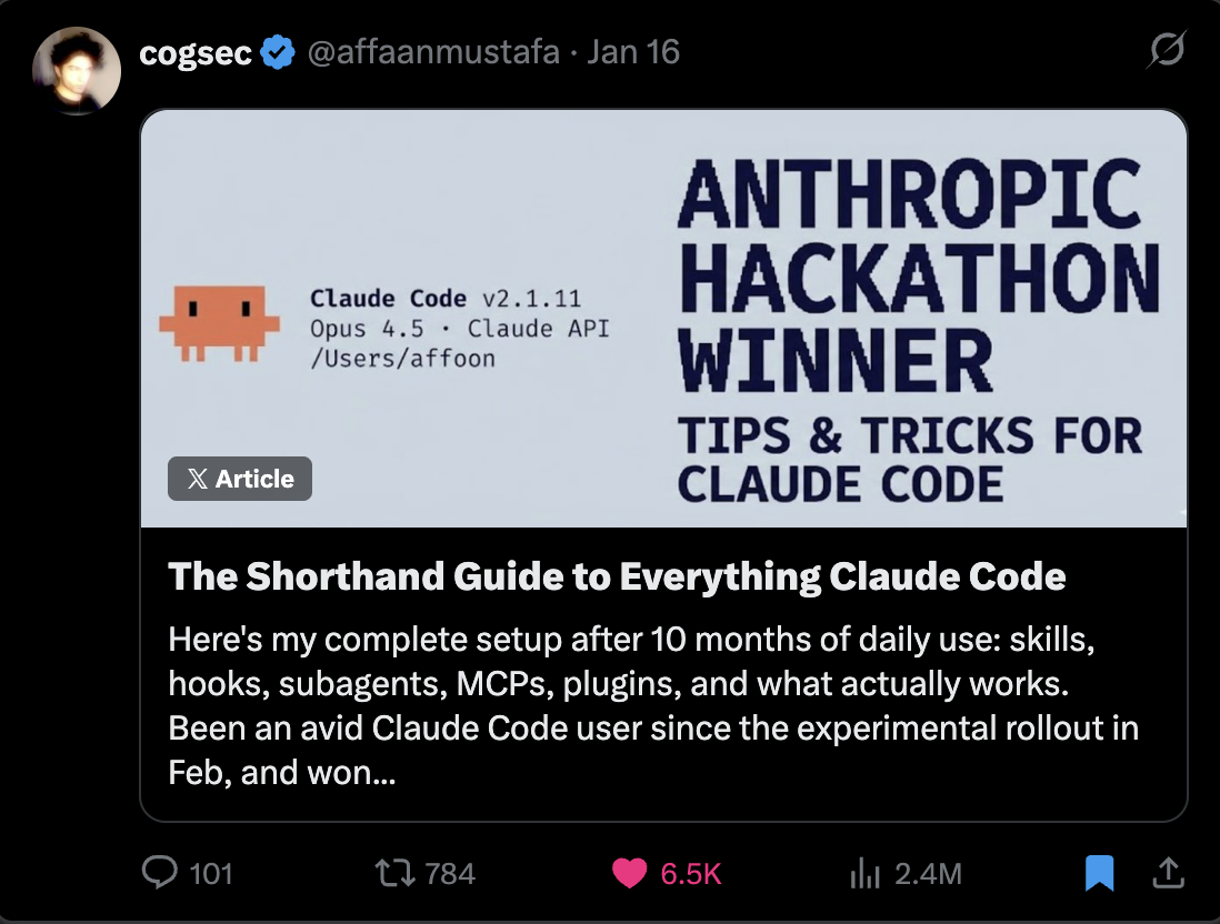 Reference to Shortform Guide