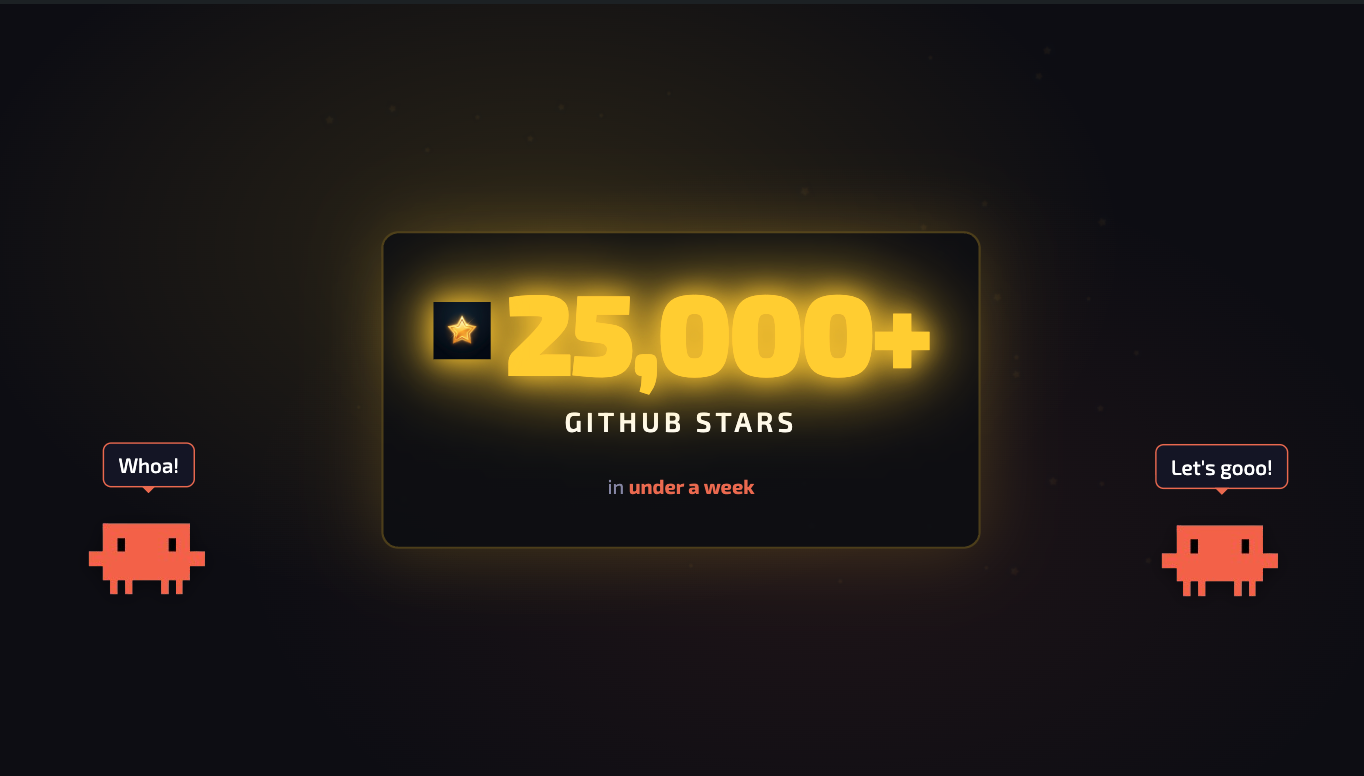 25k+ GitHub Stars