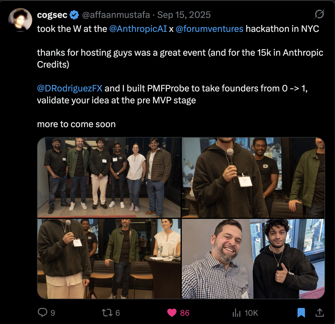 Header: Anthropic Hackathon Winner - Tips & Tricks for Claude Code